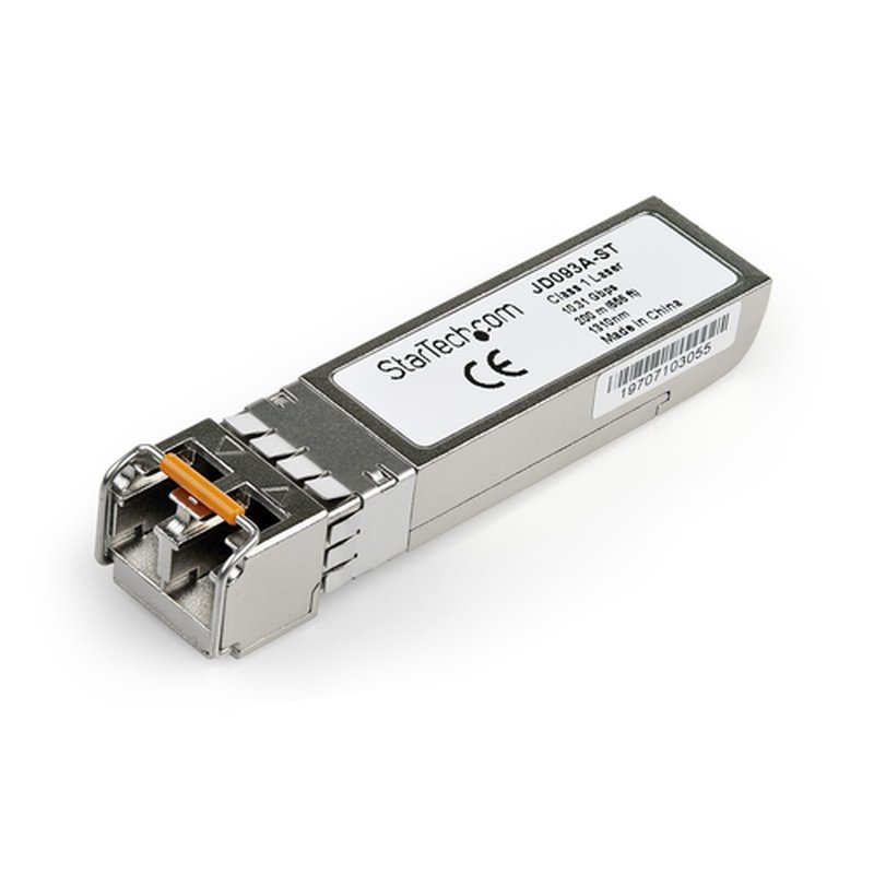 StarTech.com Módulo Tranceptor SFP+ Compatible con HPE JD093A - 10GBASE-LRM - Fibra Multimodo MMF de 10GbE - SFP+ Ethernet Gigabit 10Gb - LC - 200m - 1310nm - HPE 5500G, 3800, 2620 DDM