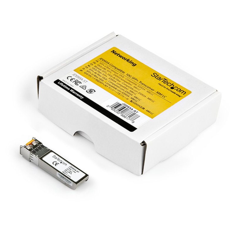 StarTech.com Módulo Tranceptor SFP+ Compatible con HPE JD093A - 10GBASE-LRM - Fibra Multimodo MMF de 10GbE - SFP+ Ethernet Gigabit 10Gb - LC - 200m - 1310nm - HPE 5500G, 3800, 2620 DDM - Imagen 3