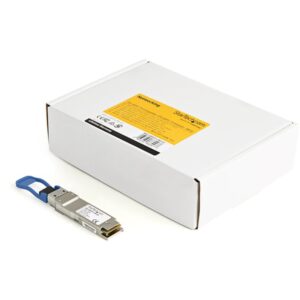 StarTech.com Módulo Transceptor QSFP+ Compatible con 40G-QSFP-LR4 de Brocade - 40GBASE-LR4 - Fibra Monomodo (SMF) 40GbE - QSFP+ Ethernet Gigabit 40Gb - LC 10km - 1270nm a 1330nm - DDM
