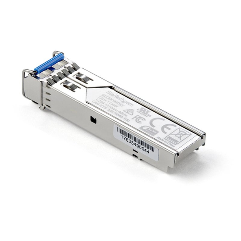 StarTech.com Módulo Transceptor SFP Compatible con GLC-EX-SMD - 1000BASE-EX de Cisco - Fibra Monomodo 1GbE - SFP Ethernet Gigabit 1Gb - LC - 40km - Cisco Firepower, ASR920, IE2000 DDM