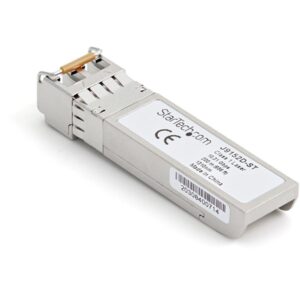 StarTech.com Módulo Transceptor SFP+ Compatible con HPE J9152D - 10GBASE-LRM - Fibra Multimodo de 10GbE - SFP+ Ethernet Gigabit de 10Gb - LC - 200m - 1310nm - HPE 1850, 2540, 2930M DDM