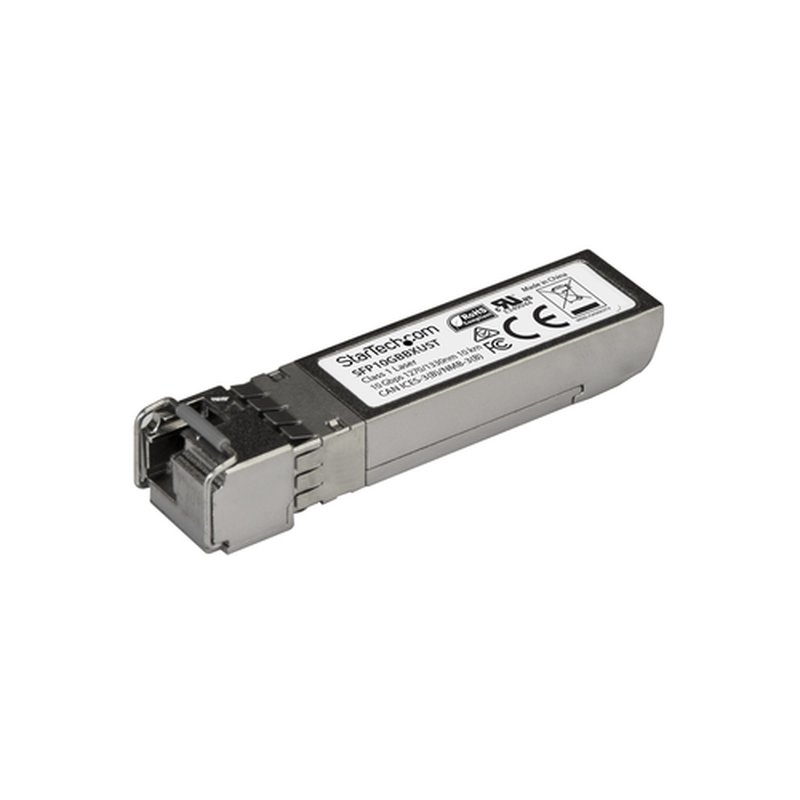StarTech.com Módulo Transceptor SFP+ Compatible con MSA sin Codificar - 10GBASE-BX - Fibra BiDi Ethernet Gigabit Monomodo (SMF) de 10 GbE
