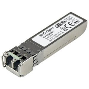 StarTech.com Módulo Transceptor SFP+ Compatible con MSA sin Codificar - 10GBASE-ER - Transceptor Óptico de Fibra Monomodo (SMF) de 10GbE - SFP+ Ethernet Gigabit de 10Gb - LC - 40km - 1550nm - DDM