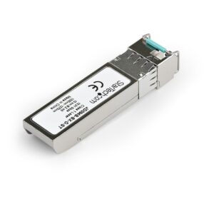Alternative view of StarTech.com Módulo Transceptor SFP+ Compatible con el Modelo JD094B-BX-D de HPE - 10GBASE-BX (Downstream) - Fibra BiDi Ethernet Gigabit de 10 GbE Monomodo (SMF)