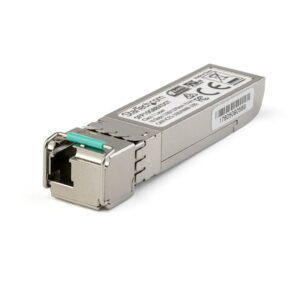 StarTech.com Módulo Transceptor SFP+ Compatible con el Modelo SFP-10G-BX10-U de Dell EMC - 10GBASE-BX-U - Fibra BiDi Ethernet Gigabit Monomodo (SMF) de 10 GbE