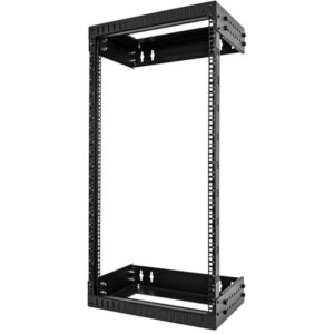 StarTech.com Rack 21U de Montaje en Pared 19" - Armario Rack de Servidores Abierto de 2 Columnas de Profundidad Ajustable 12 a 20"(30,5cm a 50,8cm) - Tuercas/Tornillos Jaula