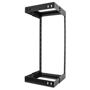 Alternative view of StarTech.com Rack 24U de Montaje en Pared 19" - Armario Rack de Servidores Abierto de 2 Columnas de Profundidad Ajustable 12 a 20"(30,5cm a 50,8cm) - Tuercas/Tornillos Jaula