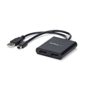 Alternative view of StarTech.com Splitter Multiplicador Mini DP a 2 puertos DisplayPort - Hub MST