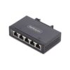 StarTech.com Switch Ethernet Industrial de 5 Puertos no Gestionado IP30 - Ethernet 100/1000 - Montaje en Pared o Carril DIN - IP30 - -40C-75C - 9~60VDC - TAA