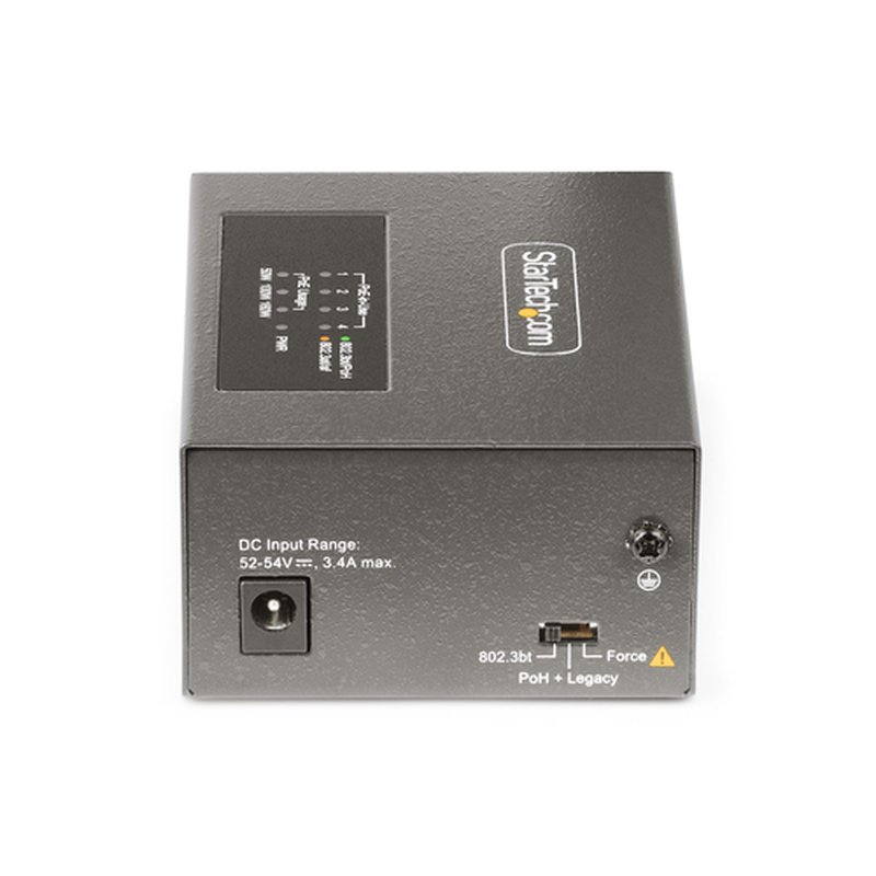 StarTech.com Switch PoE / PoE+ / PoE++ 802.3af/802.3at/802.3bt de 4 Puertos - 95W - 160W de Capacidad de Potencia - Inyector Power over 5/2.5/1G Ethernet Ethernet (NBASE-T) - sin Gestionar - para Carril DIN / Pared StarTech.com Switch PoE / PoE+ / PoE++ 802.3af/802.3at/802.3bt de 4 Puertos - 95W - 160W de Capacidad de Potencia - Inyector Power over 5/2.5/1G Ethernet Ethernet (NBASE-T) - sin Gestionar - para Carril DIN / Pared - Imagen 4