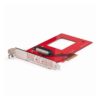 StarTech.com Tarjeta Adaptador U.3 a PCIe - Adaptador PCIe 4.0 x4 para SSDs U.3 NVMe de 2,5" - Tarjeta de Expansión PCI Express SFF-TA-1001 - se Ajusta a TAA