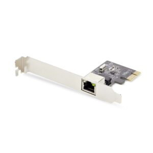 StarTech.com Tarjeta de Red PCI Express de 1 Puerto Gigabit - Adaptador Ethernet PCIe RJ45 - 10/100/1000Mbps - Tarjeta LAN - Realtek RTL8111H - Windows y Linux - TAA