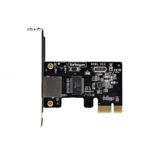StarTech.com Tarjeta de Red PCI Express de 1 Puerto Gigabit - Adaptador Ethernet PCIe RJ45 - Perfil Bajo - 10/100/1000Mbps - Tarjeta LAN - Realtek RTL8111H - Windows y Linux - TAA StarTech.com Tarjeta de Red PCI Express de 1 Puerto Gigabit - Adaptador Ethernet PCIe RJ45 - Perfil Bajo - 10/100/1000Mbps - Tarjeta LAN - Realtek RTL8111H - Windows y Linux - TAA