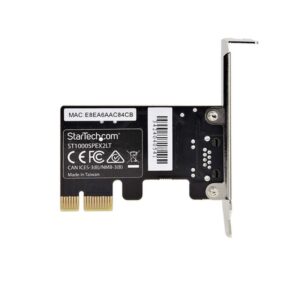 StarTech.com Tarjeta de Red PCI Express de 1 Puerto Gigabit - Adaptador Ethernet PCIe RJ45 - Perfil Bajo - 10/100/1000Mbps - Tarjeta LAN - Realtek RTL8111H - Windows y Linux - TAA StarTech.com Tarjeta de Red PCI Express de 1 Puerto Gigabit - Adaptador Ethernet PCIe RJ45 - Perfil Bajo - 10/100/1000Mbps - Tarjeta LAN - Realtek RTL8111H - Windows y Linux - TAA