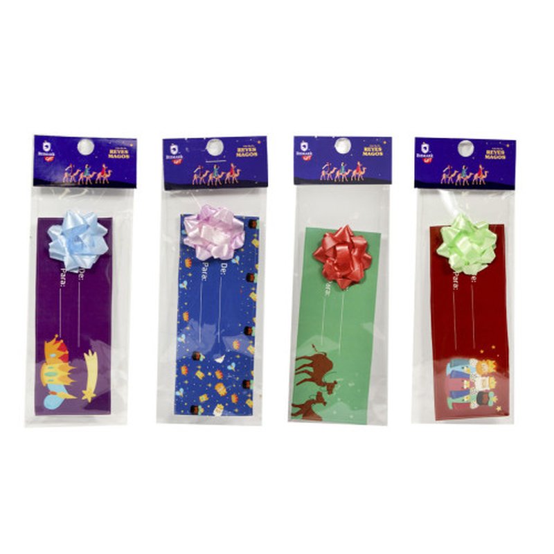 TARJETA ADHESIVA + COCA REYES MAGOS BISMARK 332825 | PACK 12 UNIDADES TARJETA ADHESIVA + COCA REYES MAGOS BISMARK 332825 | PACK 12 UNIDADES