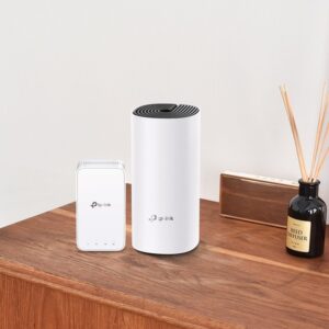 TP-Link Deco M3 (2-Pack) router inalámbrico Gigabit Ethernet Doble banda (2,4 GHz / 5 GHz) Negro, Blanco