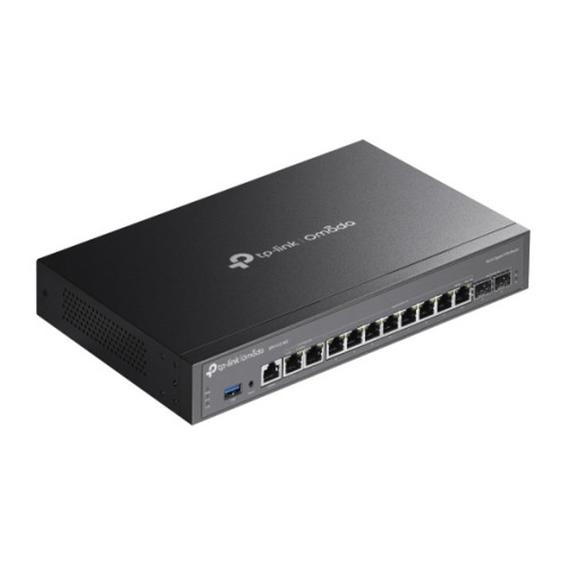 TP-Link Omada ER7412-M2 router 2.5 Gigabit Ethernet, Gigabit Ethernet Negro - Imagen 4