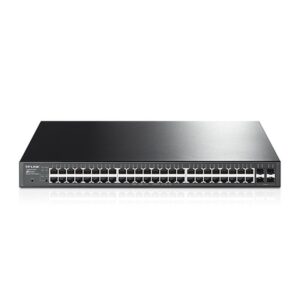 TP-Link T1600G-52PS switch Gestionado L2+ Gigabit Ethernet (10/100/1000) Energía sobre Ethernet (PoE) 1U Negro