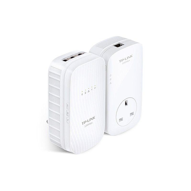 TP-Link TL-WPA8730 KIT adaptador de red PowerLine 1750 Mbit/s Ethernet Wifi Blanco 2 pieza(s) TP-Link TL-WPA8730 KIT adaptador de red PowerLine 1750 Mbit/s Ethernet Wifi Blanco 2 pieza(s) - Imagen 2