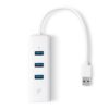 TP-Link UE330 hub de interfaz USB 3.2 Gen 1 (3.1 Gen 1) Type-A 1000 Mbit/s Blanco TP-Link UE330 hub de interfaz USB 3.2 Gen 1 (3.1 Gen 1) Type-A 1000 Mbit/s Blanco