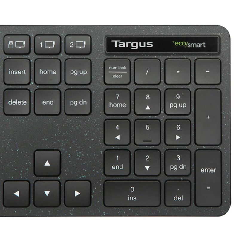 Targus AKB873UK teclado Universal RF Wireless + Bluetooth QWERTY Inglés del Reino Unido Negro - Imagen 6