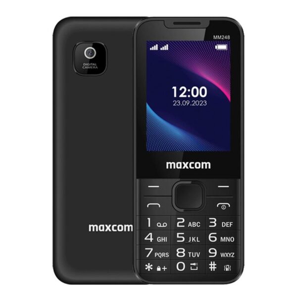 Telefono Movil Maxcom Mm248 2.4pulgadas Black