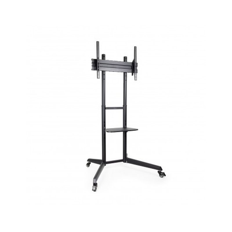 TooQ RAMSÉS Soporte de Suelo con Ruedas para Pantallas 37"- 70", Negro