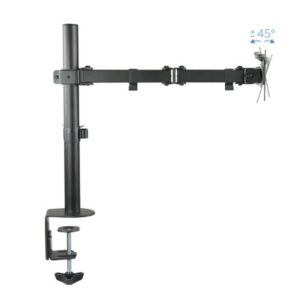 TooQ Soporte de Mesa Giratorio e Inclinable para Pantalla (Monitor / TV Plasma / LCD / LED) 13"-32", de Un Brazo, max 8 kg, Negro