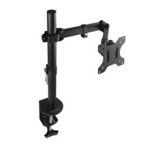 TooQ Soporte de Mesa Giratorio e Inclinable para Pantalla (Monitor / TV Plasma / LCD / LED) 13"-32", de Un Brazo, max 8 kg, Negro