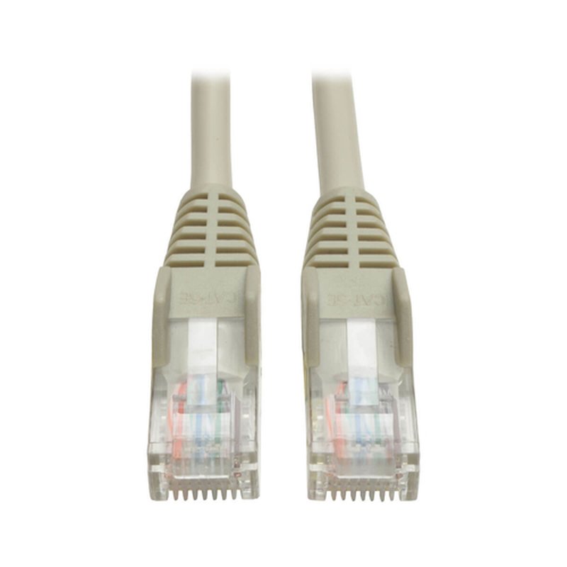 Tripp Lite N001-007-GY Cable Ethernet (UTP) Patch Moldeado Snagless Cat5e 350 MHz (RJ45 M/M) - Gris, 2.13 m [7 pies]