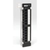 Tripp Lite N050-012 Panel de Conexiones Cat5e de 12 Puertos, para Instalación en Pared, 568B, Ethernet RJ45