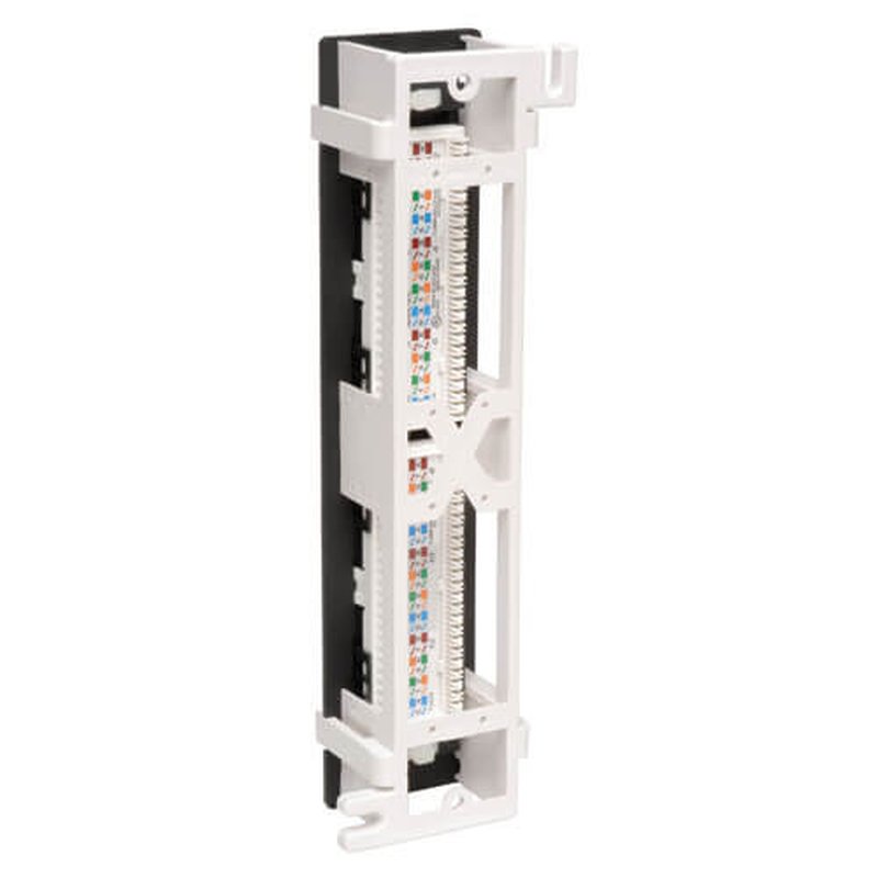 Tripp Lite N050-012 Panel de Conexiones Cat5e de 12 Puertos, para Instalación en Pared, 568B, Ethernet RJ45 - Imagen 2