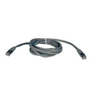 Tripp Lite N105-050-GY Cable Ethernet (STP) Patch Blindado Moldeado Cat5e 350 Mhz (RJ45 M/M), Gris, 15.2 m [50 pies]