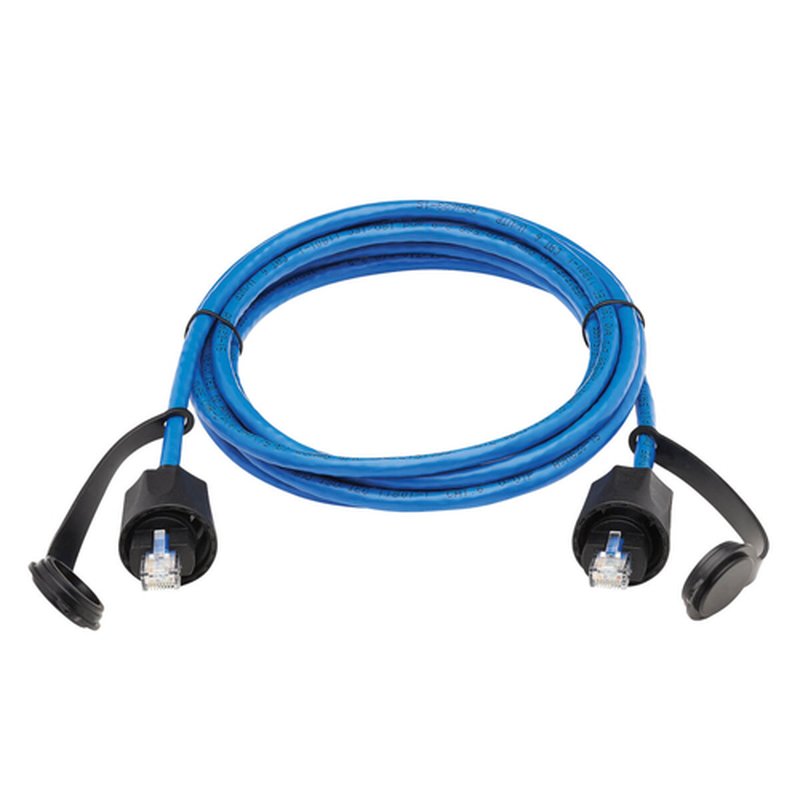 Tripp Lite N200P-010BL-IND Cable Ethernet (UTP) Cat6 Industrial, RJ45 M/M, 100W PoE, CMR-LP, IP68, Azul, 3.05 m [10 pies] - Imagen 3