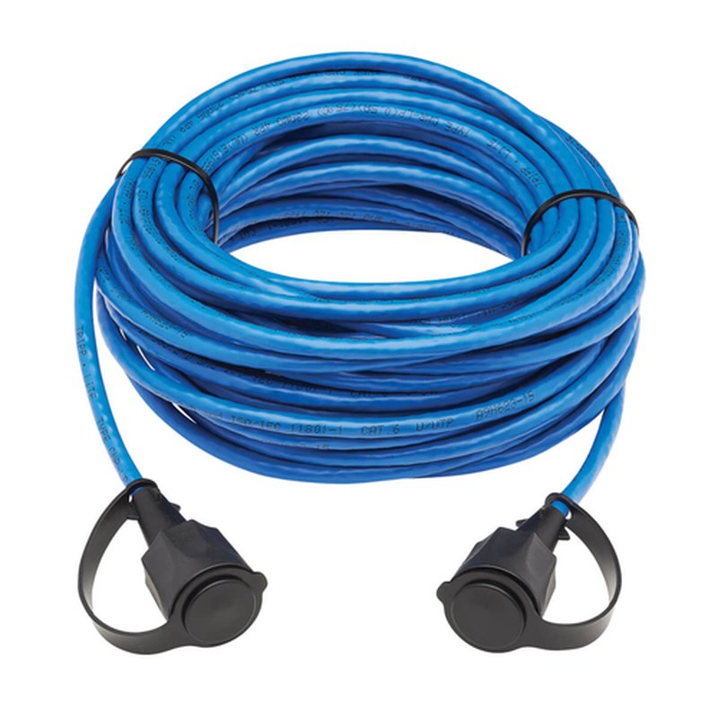 Tripp Lite N200P-050BL-IND Cable Ethernet (UTP) Cat6 Industrial, RJ45 M/M, 100W PoE, CMR-LP, IP68, Azul, 15.24 m [50 pies] - Imagen 4