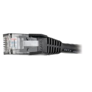 Tripp Lite N201-007-BK Cable Ethernet (UTP) Patch Moldeado Snagless Cat6 Gigabit (RJ45 M/M), Negro, 2.13 m [7 pies]