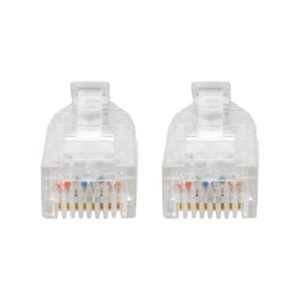 Tripp Lite N201-S01-BK Cable Ethernet (UTP) Patch Delgado Moldeado Snagless Cat6 Gigabit (RJ45 M/M), Negro, 30.5 cm [1 pie]