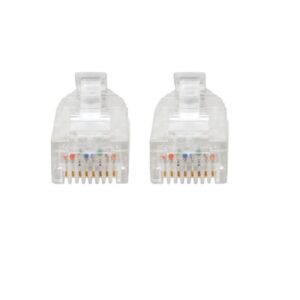 Tripp Lite N201-S06-BK Cable Ethernet (UTP) Patch Delgado Moldeado Snagless Cat6 Gigabit (RJ45 M/M), Negro, 1.83 m [6 pies]