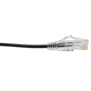 Tripp Lite N201-S06-BK Cable Ethernet (UTP) Patch Delgado Moldeado Snagless Cat6 Gigabit (RJ45 M/M), Negro, 1.83 m [6 pies]