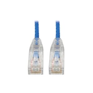 Tripp Lite N201-S07-BL Cable Ethernet (UTP) Patch Delgado Moldeado Snagless Cat6 Gigabit (RJ45 M/M), Azul, 2.13 m [7 pies]