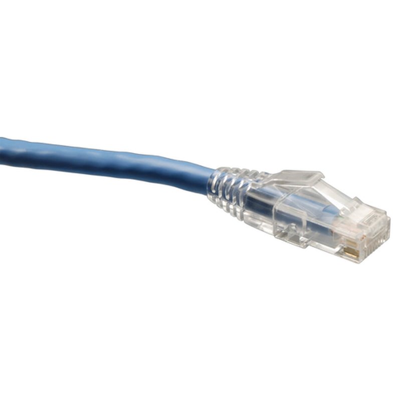 Tripp Lite N202-175-BL Cable Ethernet (UTP) Snagless de Conductor Sólido Cat6 Gigabit (RJ45 M/M), Azul, 53.34 m [175 pies]
