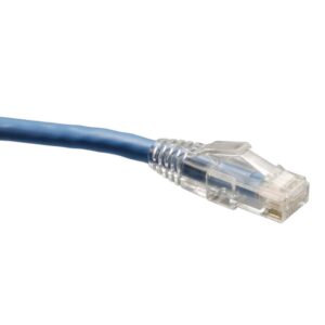 Tripp Lite N202-200-BL Cable Ethernet (UTP) Snagless de Conductor Sólido Cat6 Gigabit (RJ45 M/M), Azul, 61 m [200 pies]