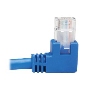 Tripp Lite N204-015-BL-RA Cable Ethernet (UTP) Moldeado Cat6 Gigabit en Ángulo a la Derecha (RJ45 M en Ángulo a la Derecha a RJ45 M), Azul, 4.57 m [15 pies]