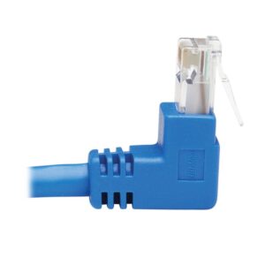 Tripp Lite N204-015-BL-UP Cable Ethernet (UTP) Moldeado Cat6 Gigabit en Ángulo hacia Arriba (RJ45 M en Ángulo Recto hacia Arriba a RJ45 M), Azul, 4.57 m [15 pies]