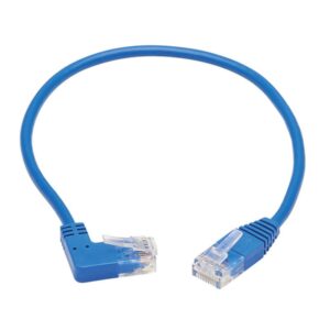 Alternative view of Tripp Lite N204-S01-BL-RA Cable Ethernet (UTP) Delgado Moldeado Cat6 Gigabit en Ángulo Recto (RJ45 en Ángulo Recto M a RJ45 M), Azul, 30.5 cm [1 pie]
