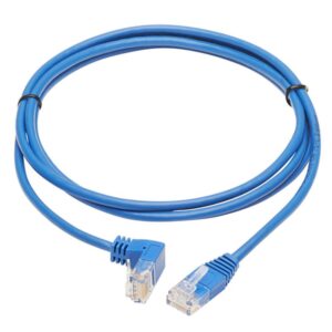 Alternative view of Tripp Lite N204-S05-BL-DN Cable Ethernet (UTP) Delgado Moldeado Cat6 Gigabit en Ángulo hacia Abajo (RJ45 en Ángulo Recto hacia Abajo M a RJ45 M), Azul, 1.52 m [5 pies]