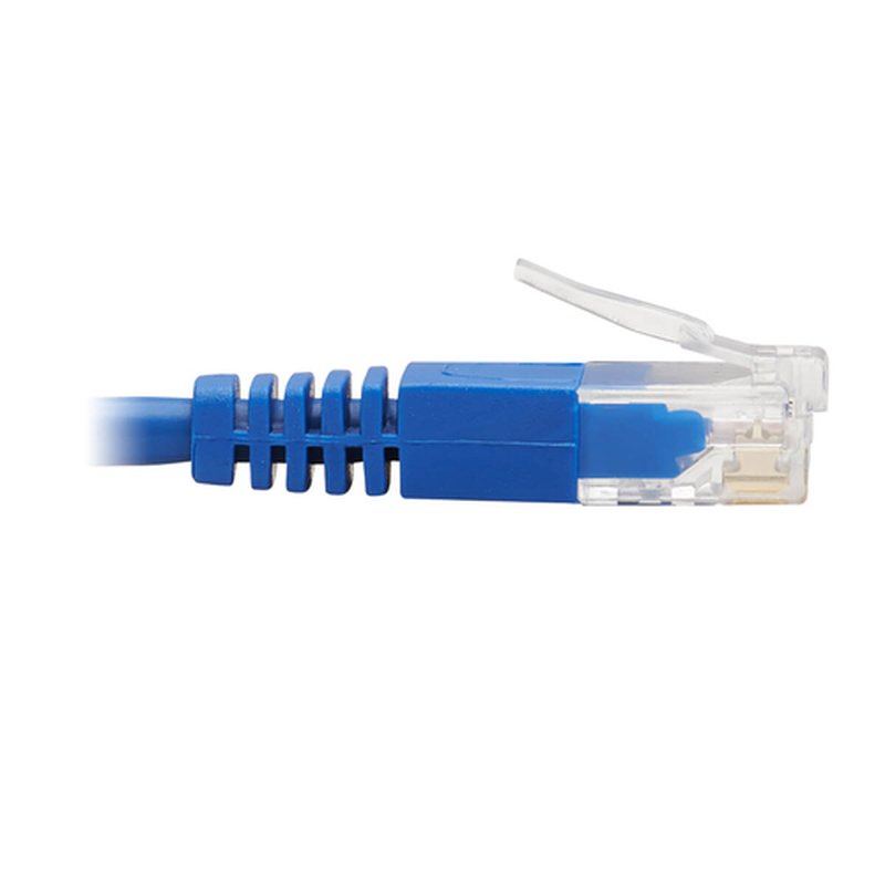 Tripp Lite N204-S07-BL-UP Cable Ethernet (UTP) Delgado Moldeado Cat6 Gigabit en Ángulo hacia Arriba (RJ45 M en Ángulo Recto hacia Arriba a RJ45 M), Azul, 2.13 m [7 pies] - Imagen 5