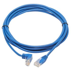 Alternative view of Tripp Lite N204-S10-BL-DN Cable Ethernet (UTP) Patch Delgado Moldeado Cat6 Gigabit en Ángulo hacia Abajo (RJ45 en Ángulo Recto hacia Abajo M a RJ45 M), Azul, 3.05 m [10 pies]