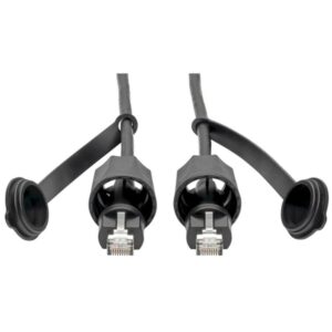 Tripp Lite N206-PC03-IND Cable Patch Cat5e / Cat6 STP Industrial – RJ45 M/M, Exteriores CMX, IP68, 26 AWG, TAA, 0.91 m [3 pies]