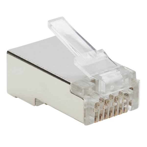 Tripp Lite N232-050-FTP conector RJ45 Metálico, Transparente